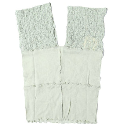 ベースレンジ NEHRU TANK Organic Cotton Lace Fine Wool タンクトップ