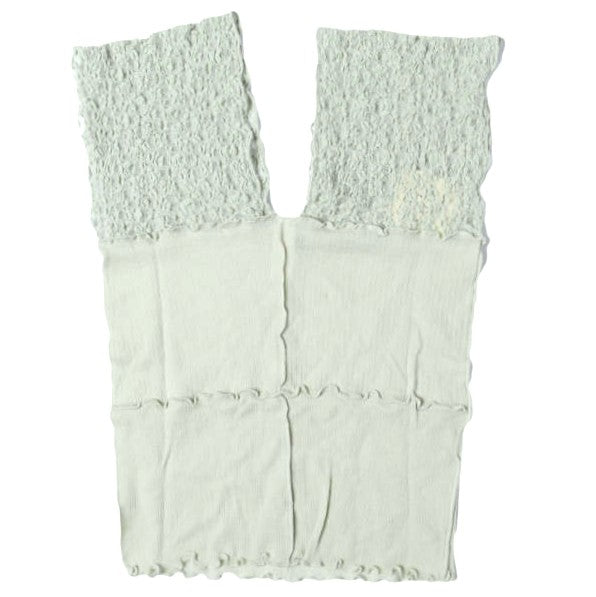 ベースレンジ NEHRU TANK Organic Cotton Lace Fine Wool タンクトップ