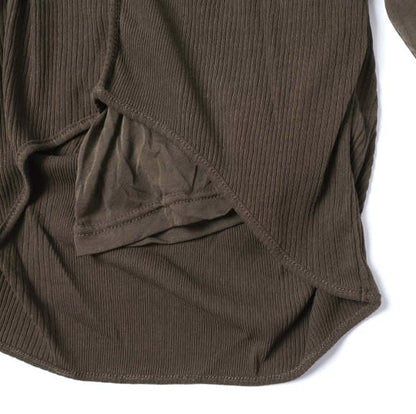 シーオール SHEER TWIST BACK TOP コットンニットトップス