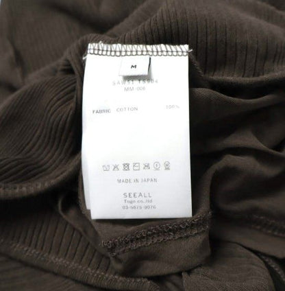 シーオール SHEER TWIST BACK TOP コットンニットトップス