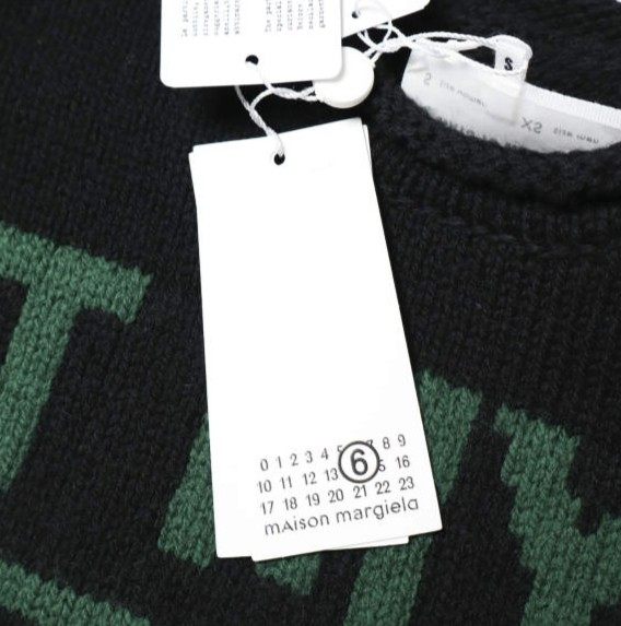 エムエム6メゾンマルジェラ ウールジャカード セーター