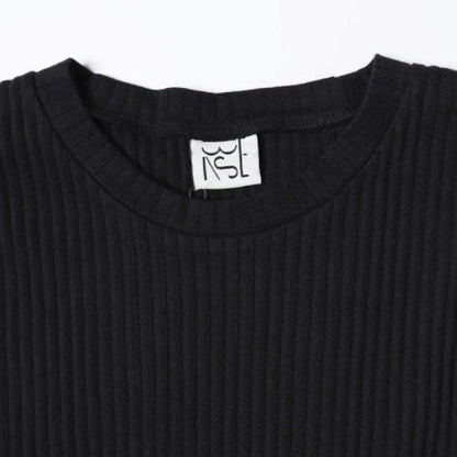 ベースレンジ SHAW LONG SLEEVE オーガニックコットンフリースリブカットソー