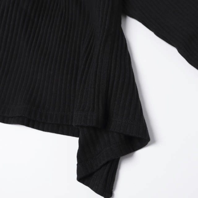 ベースレンジ SHAW LONG SLEEVE オーガニックコットンフリースリブカットソー