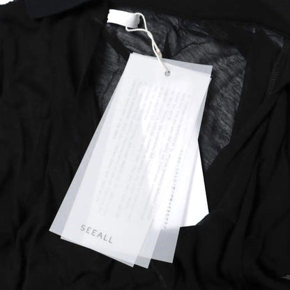 シーオール SHEER LAYERED POLO コットン トップス