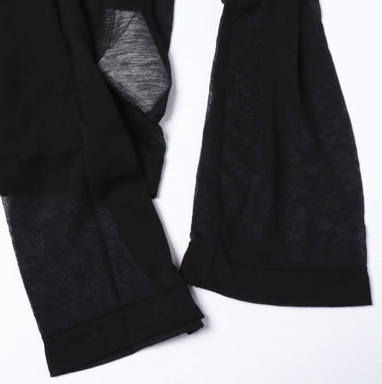 シーオール SHEER LAYERED POLO コットン トップス