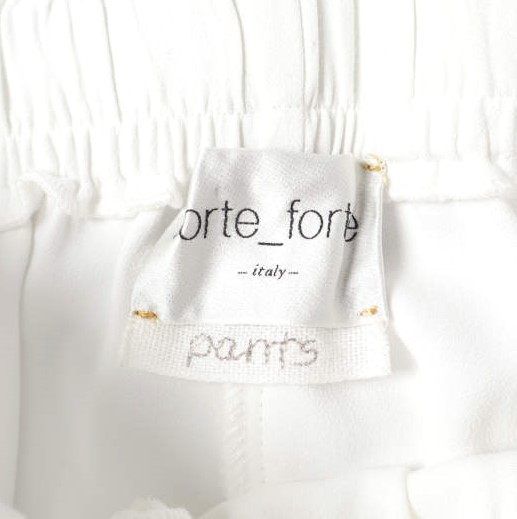 フォルテフォルテ my pants レーヨンテーパードパンツ