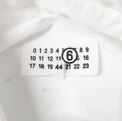 エムエム6メゾンマルジェラ CAMICIE A MANICHE PAINT RESIDUE SHIRT コットンシャツ