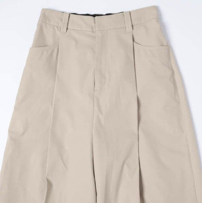 シーレット Tuck Wide ポリエステルパンツ