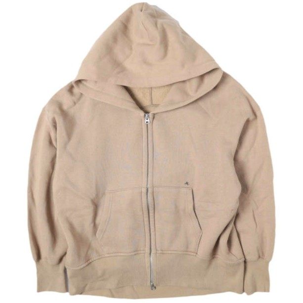 アメリカーナ WIDE FULLZIP HOODIE コットン混 スウェットパーカー