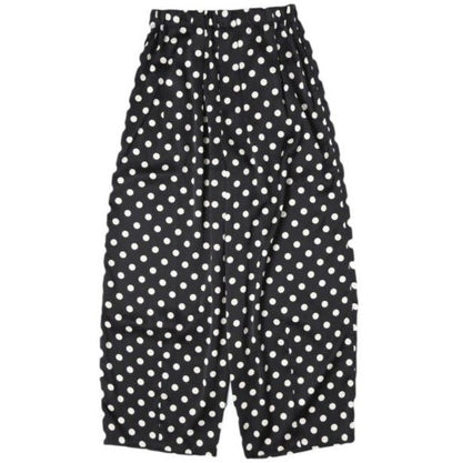 シーレット Dot Tuck Gather Curve ポリエステルパンツ