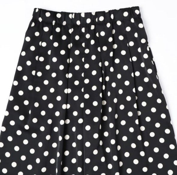 シーレット Dot Tuck Gather Curve ポリエステルパンツ