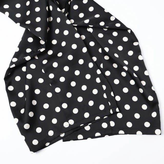 シーレット Dot Tuck Gather Curve ポリエステルパンツ