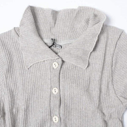 ベースレンジ DUAL POLO RECYCLED COTTON RIB ニットトップス