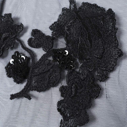 マージTulle Embroideryプルオーバー