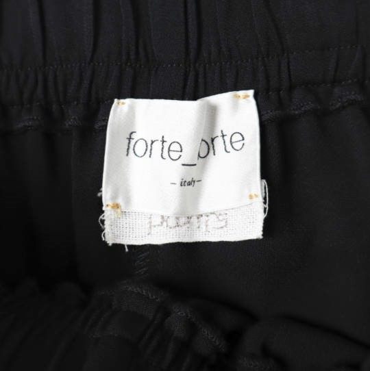 フォルテフォルテ 10660 my pants レーヨンテーパードパンツ