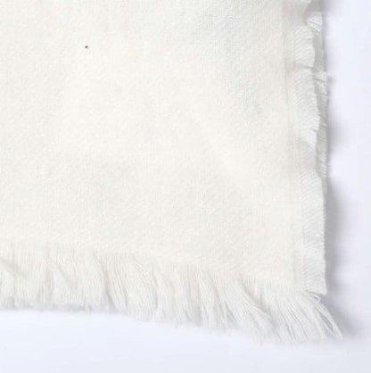 THROW ELENA W C Boucle Dot ウールカシミヤストール