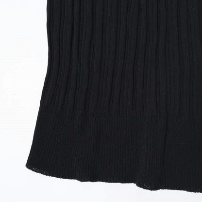 アンフィル high twist cotton リブノースリーブトップス