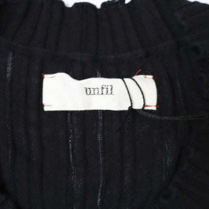 アンフィル high twist cotton リブノースリーブトップス