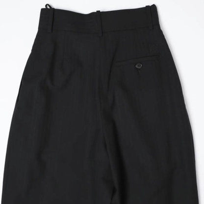 ロエベ Cropped Wrap Trousers ウールパンツ