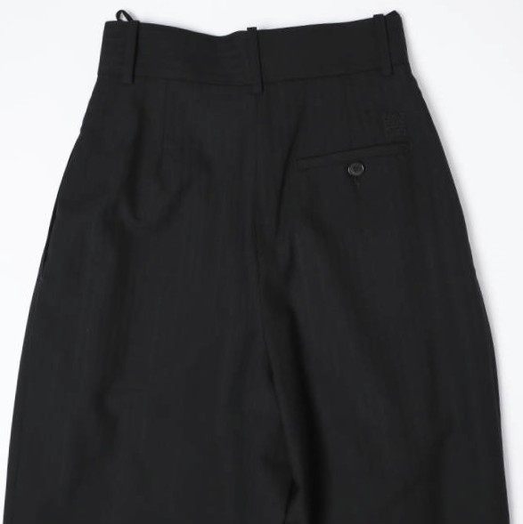 ロエベ Cropped Wrap Trousers ウールパンツ