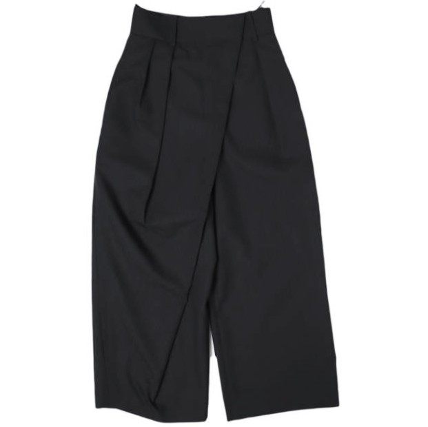 ロエベ Cropped Wrap Trousers ウールパンツ