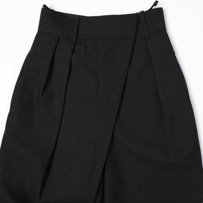 ロエベ Cropped Wrap Trousers ウールパンツ