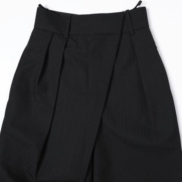ロエベ Cropped Wrap Trousers ウールパンツ