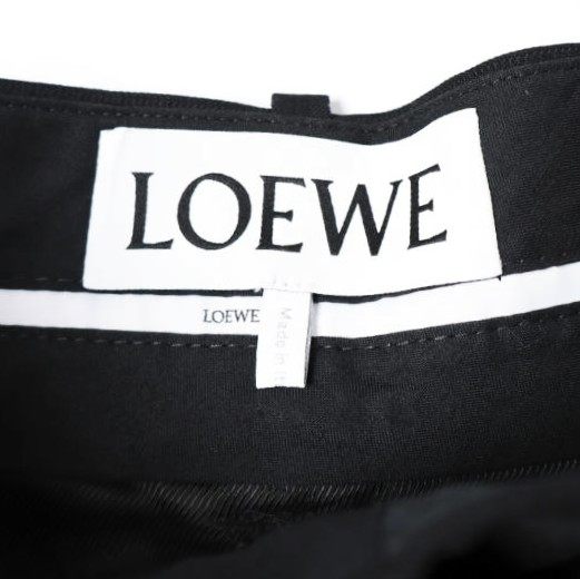 ロエベ Cropped Wrap Trousers ウールパンツ