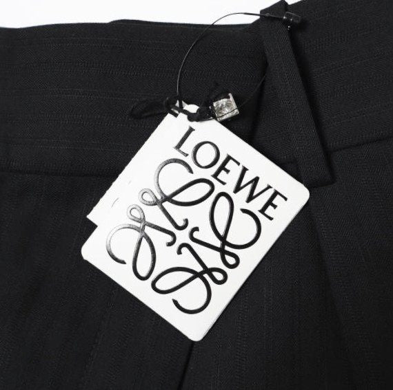 ロエベ Cropped Wrap Trousers ウールパンツ