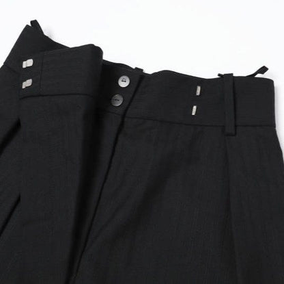 ロエベ Cropped Wrap Trousers ウールパンツ