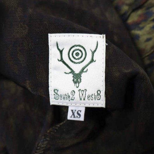 サウスツーウエストエイト Army String Pant レオパードジャカードパンツ