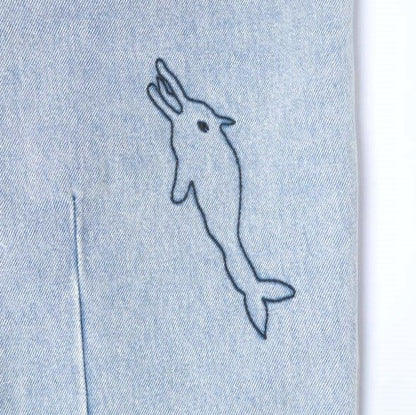 マルニ 刺繍デニムパンツ