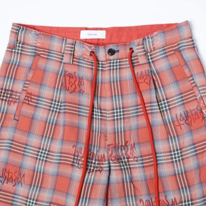 ファセッタズム ORIGINAL TRANSPARENT CHECK SHORTS ショートパンツ