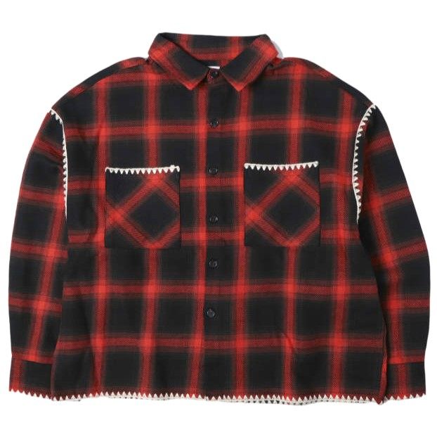 ビーオムニボー HAND STITCH SHIRT コットンシャツ