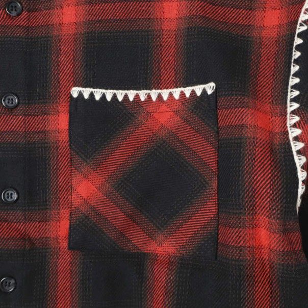 ビーオムニボー HAND STITCH SHIRT コットンシャツ