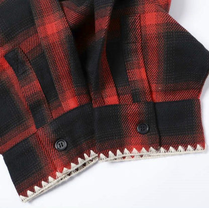 ビーオムニボー HAND STITCH SHIRT コットンシャツ