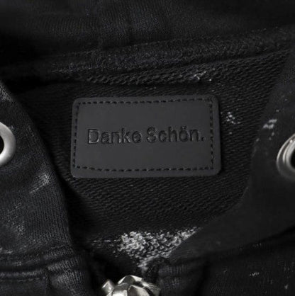 Danke Schon STUDS SWT ZHD コットンジップアップパーカー
