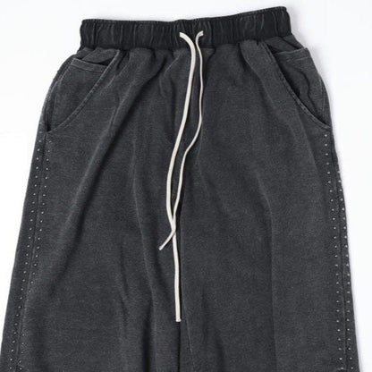 ダンケシェーン STUDS SWEAT PANTS 裏毛スウェットパンツ 限定