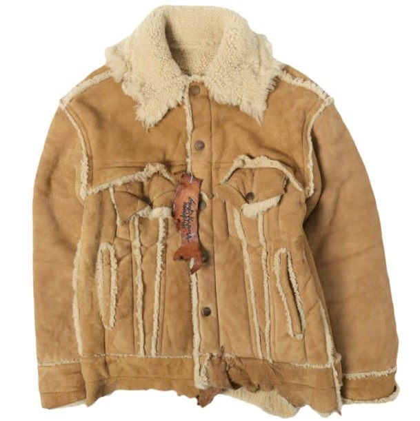 グッドカルマディベロップメント MOUTON TRUCKER JACKET LUKE シープスキンジャケット