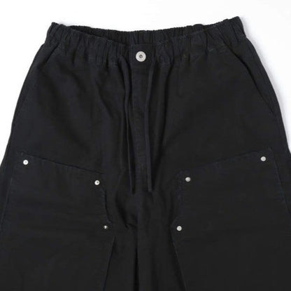 ビーオムニボー W KNEE SHORTS コットンショーツ