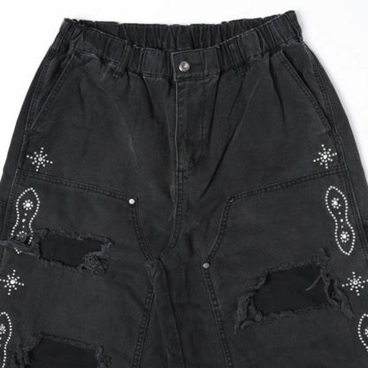 ダンケシェーン STUDS W-KNEE DUCK ショートパンツ