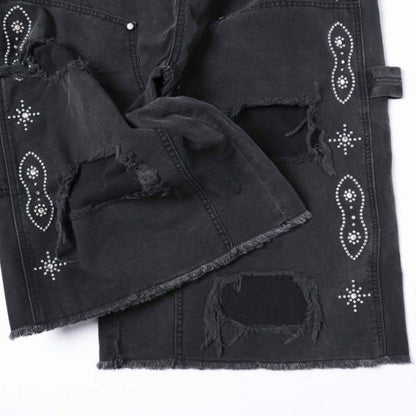 ダンケシェーン STUDS W-KNEE DUCK ショートパンツ