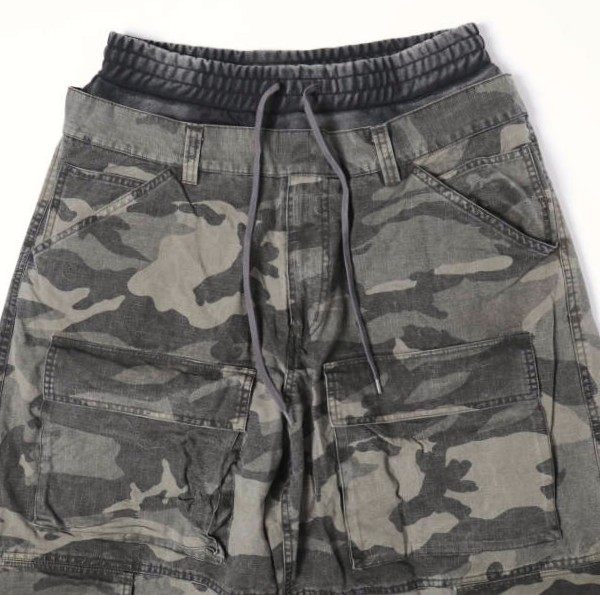 FR(13)NDS WAIST LAYER CARGO SHORTS コットンショーツ