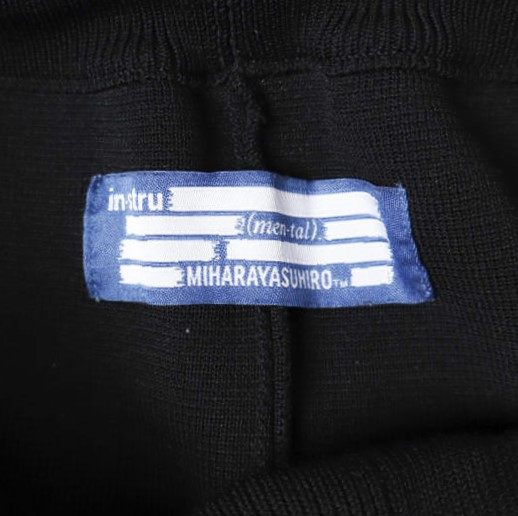 メゾンミハラヤスヒロ MILAN RIB ポリエステルパンツ