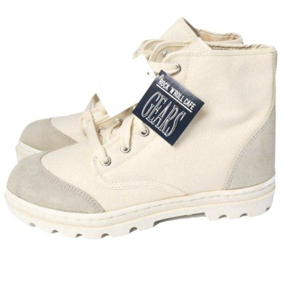 ロックンロールカフェギアーズ CANVAS SPLIT COMBINATION BOOT キャンバス ブーツ