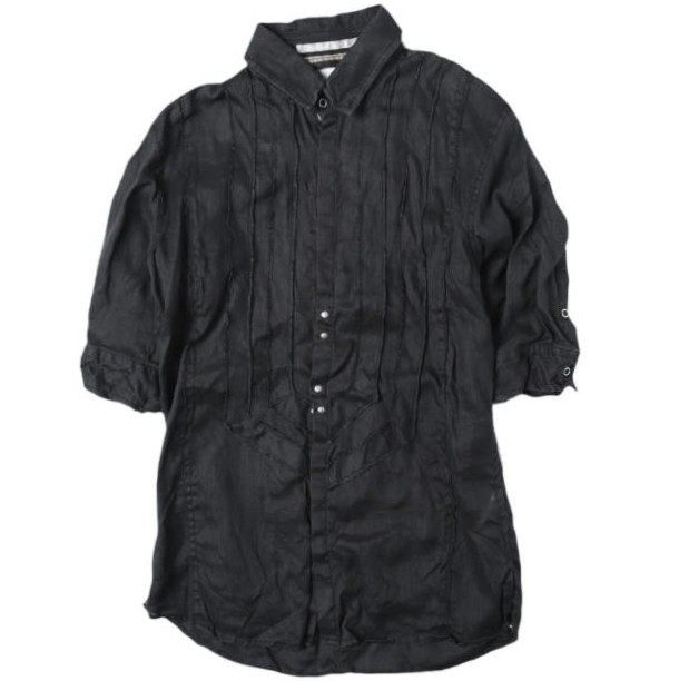 フランシストモークス LINEN 2HOOK WIRED H S SHIRT リネントップス