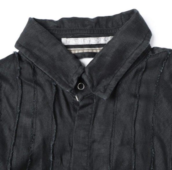 フランシストモークス LINEN 2HOOK WIRED H S SHIRT リネントップス