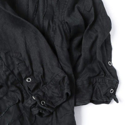フランシストモークス LINEN 2HOOK WIRED H S SHIRT リネントップス