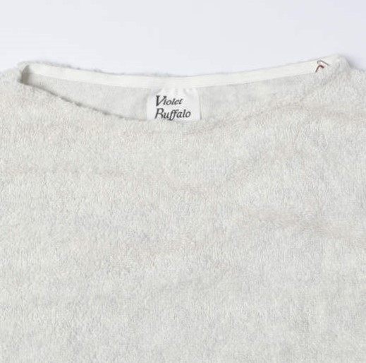 ヴァイオレットバッファローワローズ コットン長袖Tシャツ