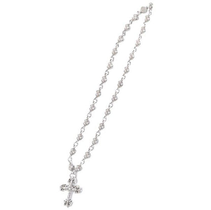 クロムハーツ FILIGREE CROSS XSM #1 クロスボールチェーン ネックレス シルバー